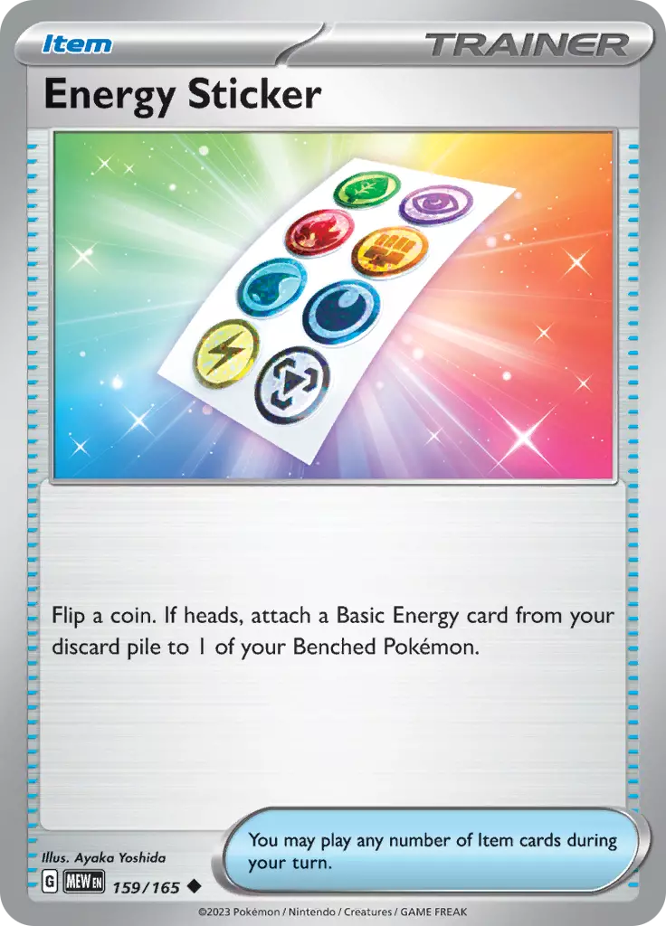 Scarlet & Violet - 151 (Card 100 - 163) (Energy cards Holo)