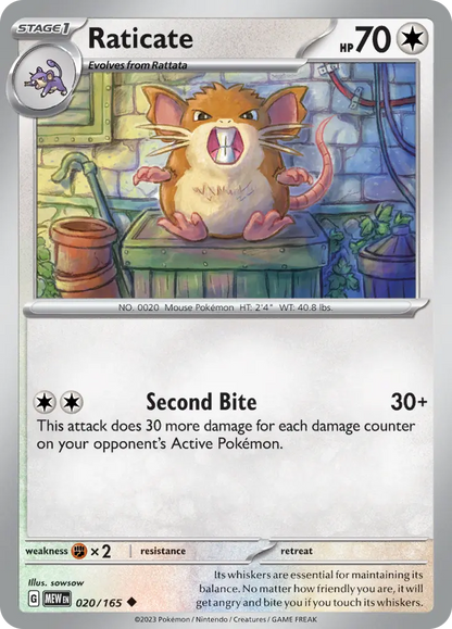 Scarlet & Violet - 151 (Card 001 - 100)