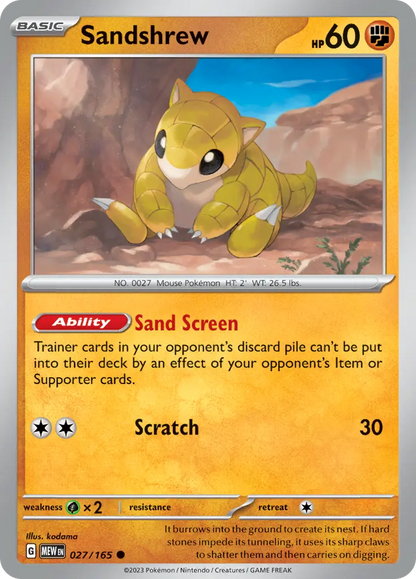 Scarlet & Violet - 151 (Card 001 - 100)
