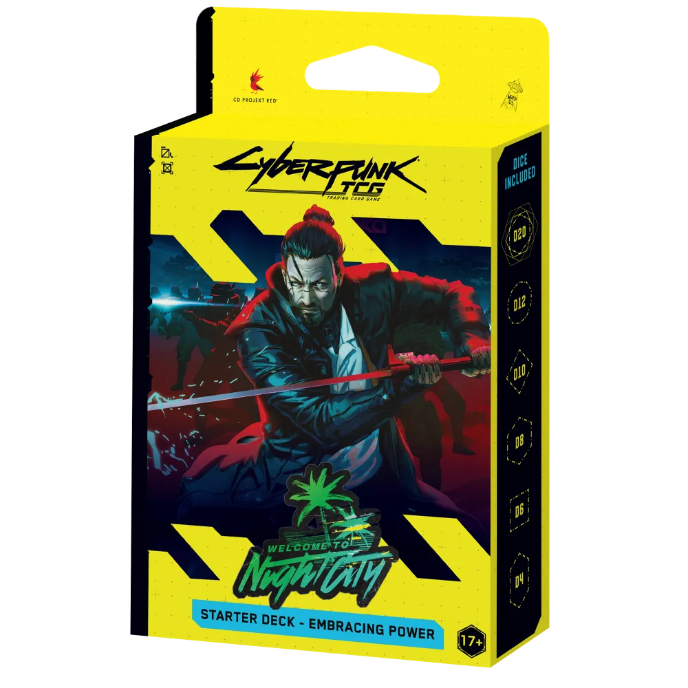 Cyberpunk TCG | Welcome To Night City | Starter Deck – Embracing Power (EN)