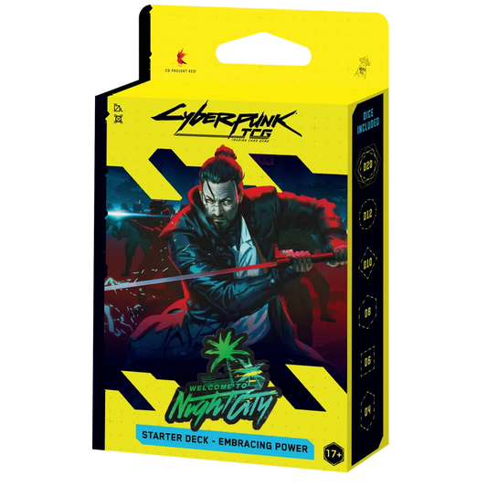 Cyberpunk TCG | Welcome To Night City | Starter Deck – Embracing Power (EN)